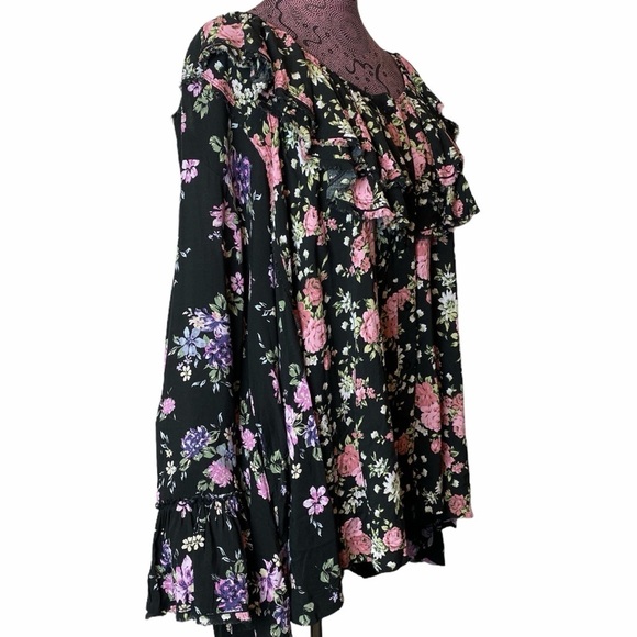 Free People Loretta Black Top - Picture 6 of 7